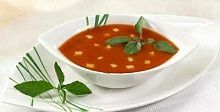 Рецепт - Суп-крем из помидоров с сыром моцарелла
