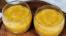 Рецепт - Персиковый смузи с апельсином