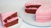 Рецепт - Торт "Розовый Фламинго"