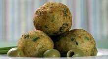 Рецепт - Шарики из филе акулы с оливками
