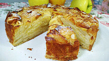 Рецепт - Яблочный пирог со сливочной заливкой