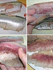 Приготовление блюда по рецепту - Селёдка маринованная в белом вине с морковью. Шаг 1