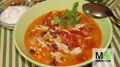 Куриный суп "Энчилада"