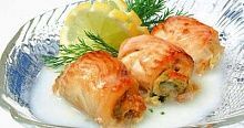 Рецепт - Рулетики из камбалы