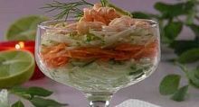 Рецепт - Салат-коктейль из креветок (2)