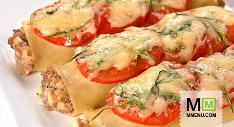 Каннелони фаршированные Каннелони фаршированные