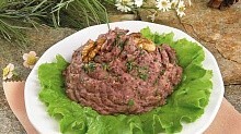 Рецепт - Икра из красной фасоли с орехами