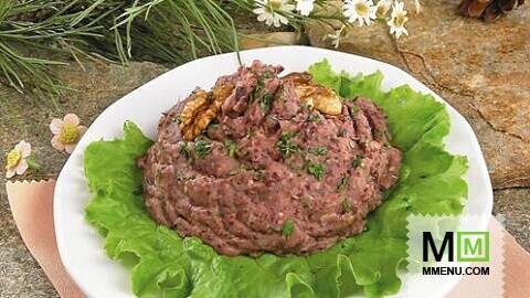 Икра из красной фасоли с орехами Икра из красной фасоли с орехами