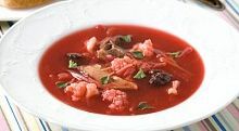 Рецепт - Суп грибной с черносливом (2)
