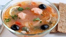 Рецепт - Суп из сёмги