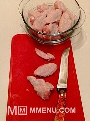 Приготовление блюда по рецепту - Куриные крылышки с вустерширским соусом. Шаг 1