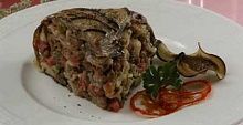 Рецепт - Купол из баклажанов с макаронами