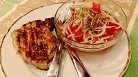Стейк из свинины по-карибски