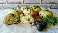 Закусочные булочки с оливками, пеку вместо хлеба!
