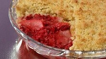 Рецепт - Пирог с грушами и малиной