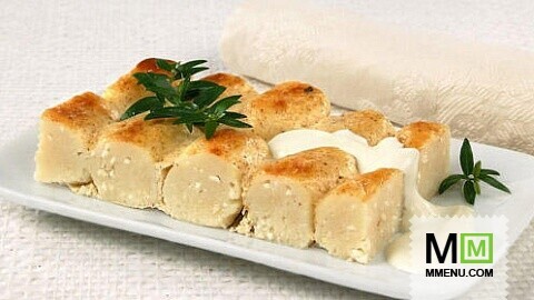 Запеченные творожные клецки Запеченные творожные клецки
