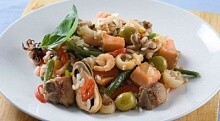 Рецепт - Паэлья с утиной грудкой