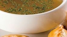 Рецепт - Бульон мясной с пирожками