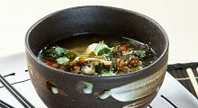 Рецепт - Суп из мисо с тофу