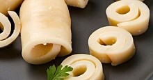 Рецепт - Рулетики из кальмаров