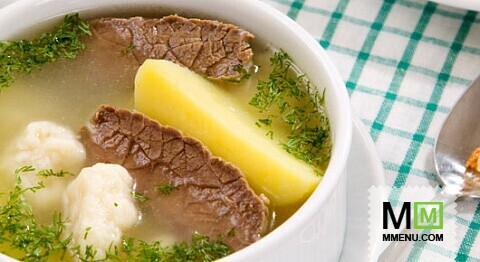 Суп с клецками Суп с клецками