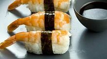 Рецепт - Амаэби (суши с креветками)