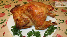 Рецепт - Курица на пивной банке