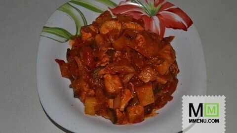 Курица в кисло-сладком соусе Курица в кисло-сладком соусе
