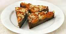Рецепт - Маковый пирог с абрикосами