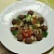 Салат с тефтельками из баранины и булгура