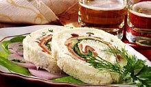 Рецепт - Сандвичи с семгой и сыром