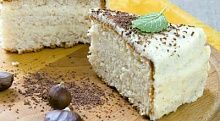 Рецепт - Торт из фасоли с кремом из каштанов