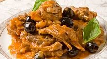 Рецепт - Рагу из баранины по-гречески