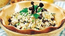 Рецепт - Плов из сушеных грибов