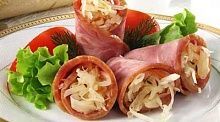 Рецепт - Салат с маринованной капустой