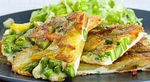 Рецепт - Тортилья с весенними овощами
