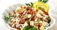 Рецепт - Салат с красной икрой