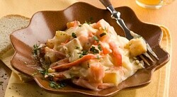 Рецепт - Рагу из овощей с соусом сметанным