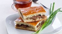 Рецепт - Пирог с мясом из дрожжевого теста