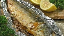 Рецепт - Скумбрия, жаренная с кашей