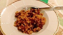 Рецепт - Булгур с говядиной и сладким перцем