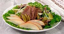 Рецепт - Пикантный салат из говядины