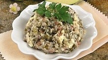 Рецепт - Сельдь с морской капустой