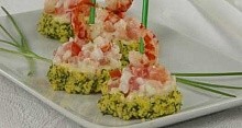 Рецепт - Канапе с раками