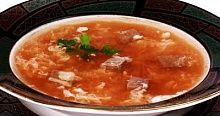 Рецепт - Суп говяжий с помидорами