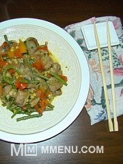 Приготовление блюда по рецепту - Свинина по-китайски с овощами. Шаг 13