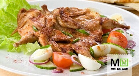 Перепела с пряным маслом Перепела с пряным маслом