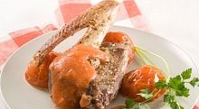 Рецепт - Гусь, запеченный с&nbsp;помидорами
