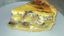Рецепт - Пирог с картошкой и грибами