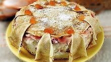 Рецепт - Пудинг из блинчиков